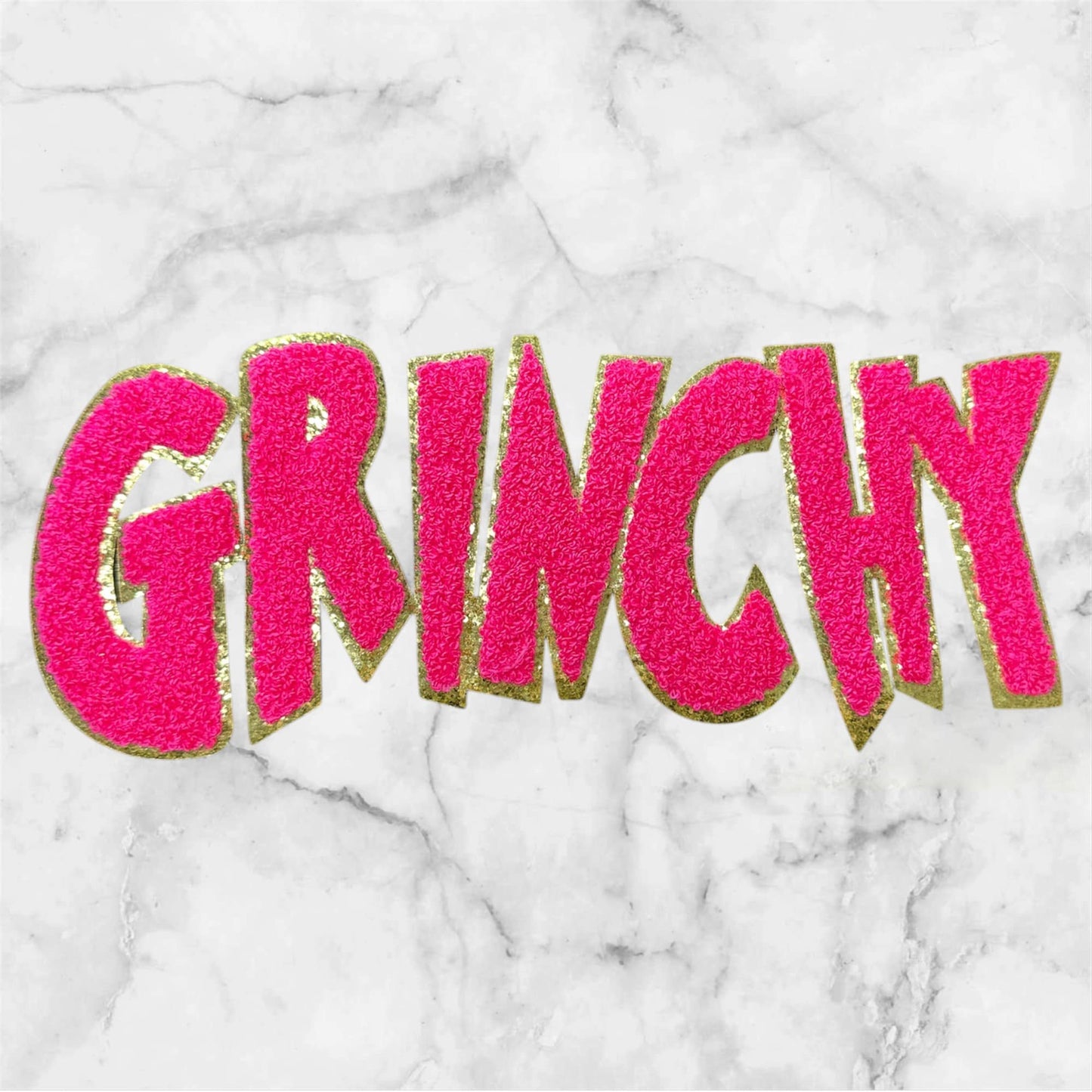 Grinchy Hot pink Patch