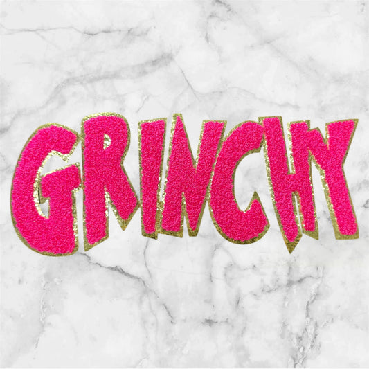 Grinchy Hot pink Patch