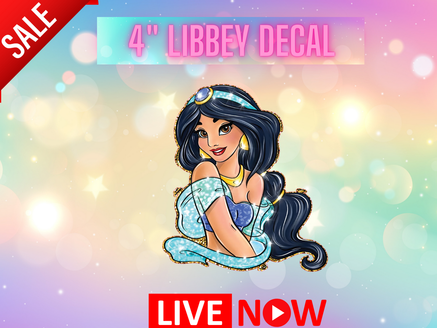 Princess J  Libbey Decal