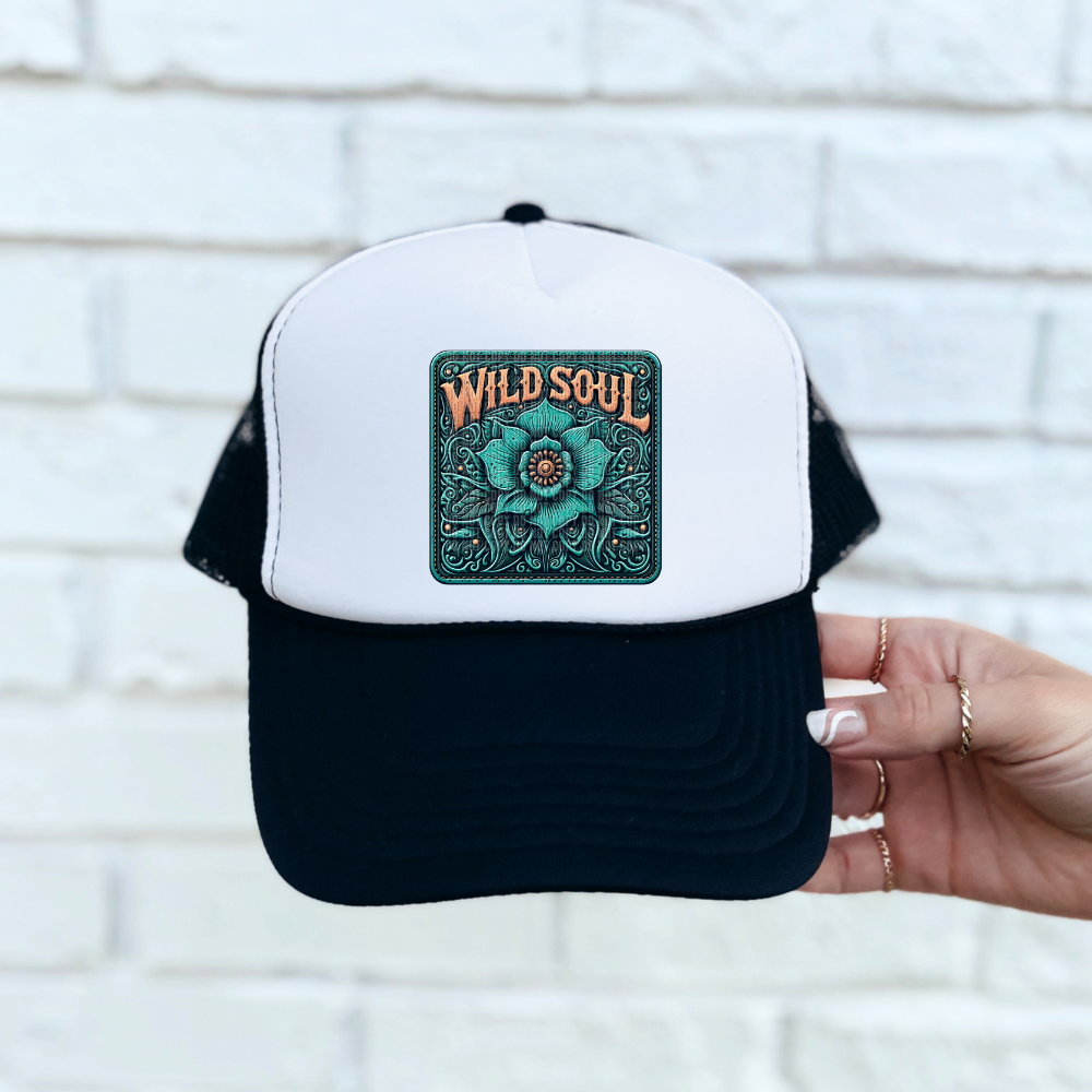 Wild Soul Hat  Patch Direct To Film Transfer