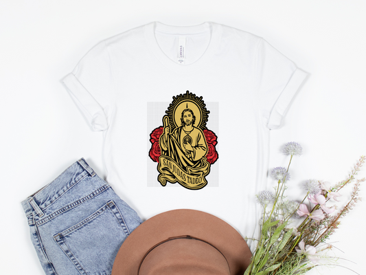 San Judas Tadeo red roses  Sublimation Transfer