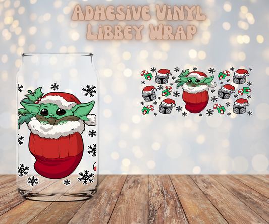 Baby Yoda Christmas  Libbey Wrap