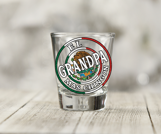 El Grandpa mas chingon  UV DTF Decal