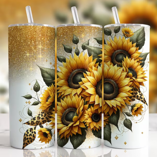 Sunflower sprkle Sublimation Transfer