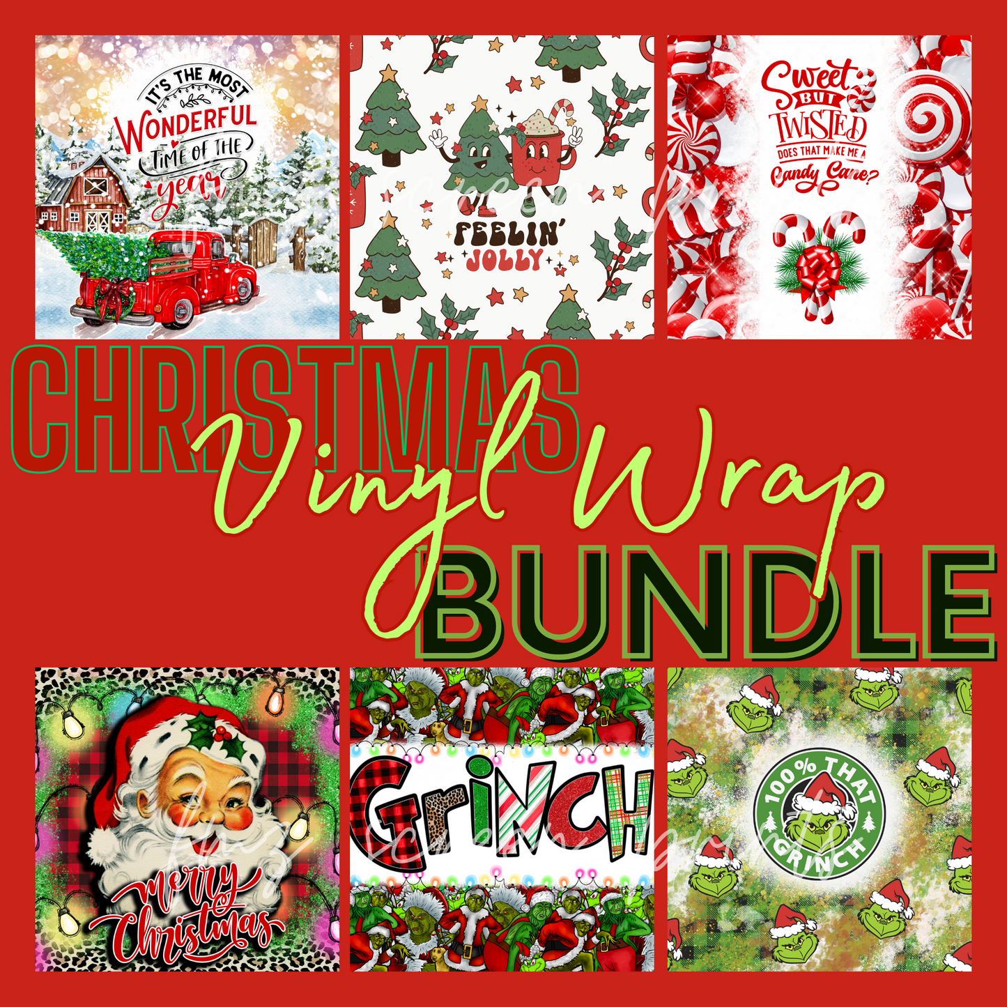 Christmas Vinyl Wrap Bundle