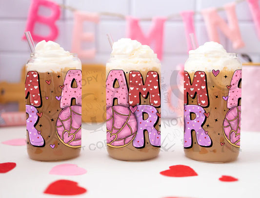 Amor conchas UV DTF