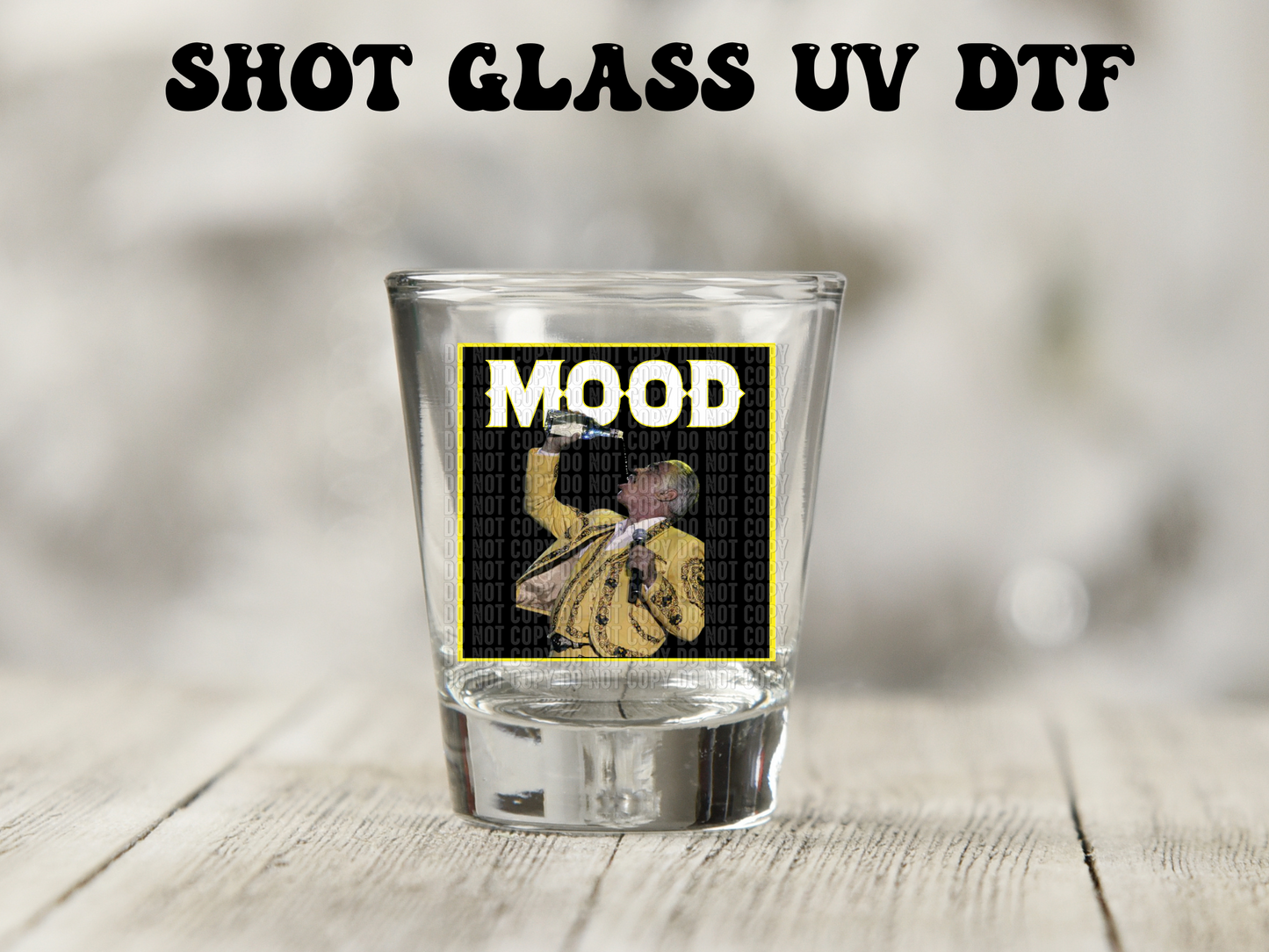 Mood Chente  UV DTF Decal