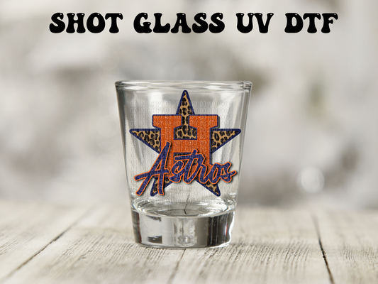 H Astros  UV DTF Decal