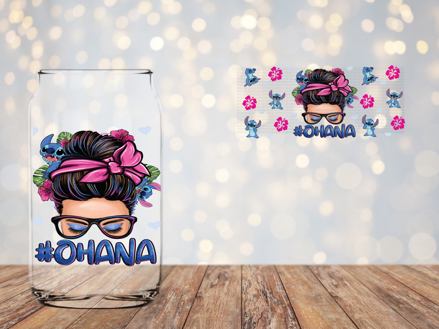 Ohana Libbey Sublimation Transfer