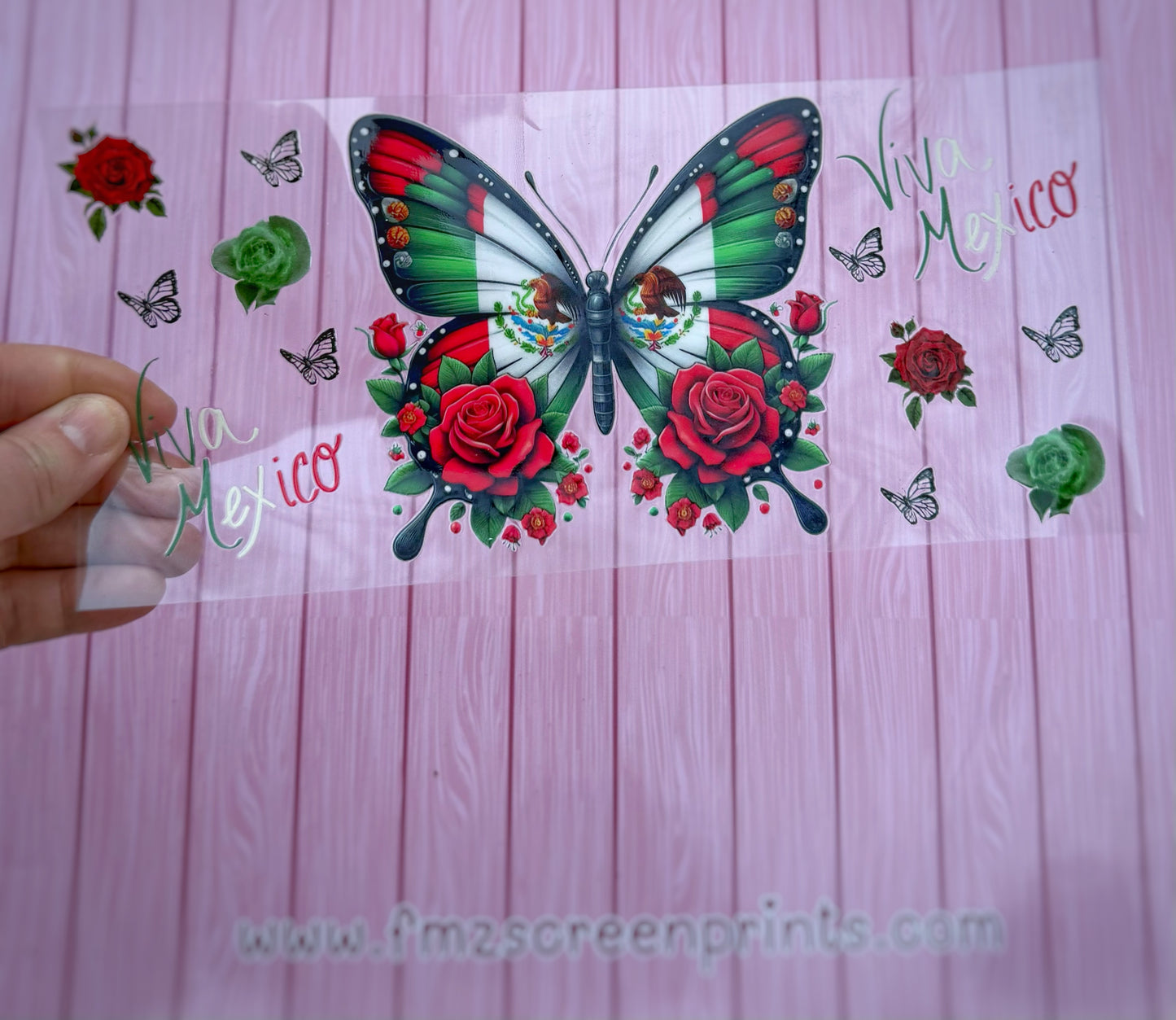 Mariposa Mexicana  UV DTF