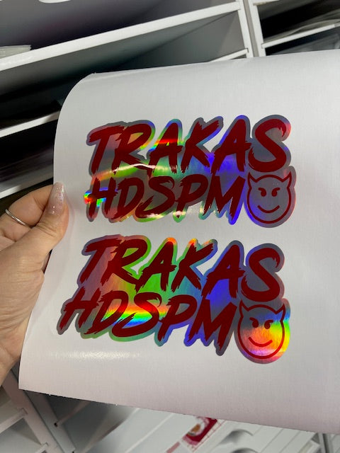 TRAKAS Car Decal