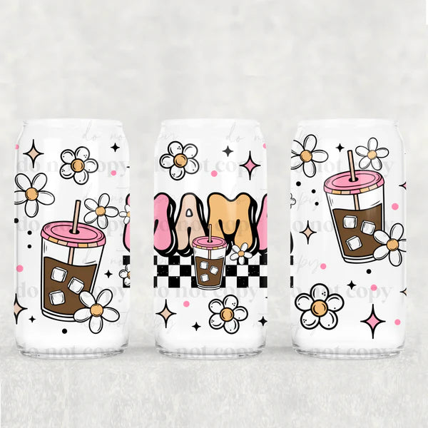 Mama Iced Coffee UV DTF