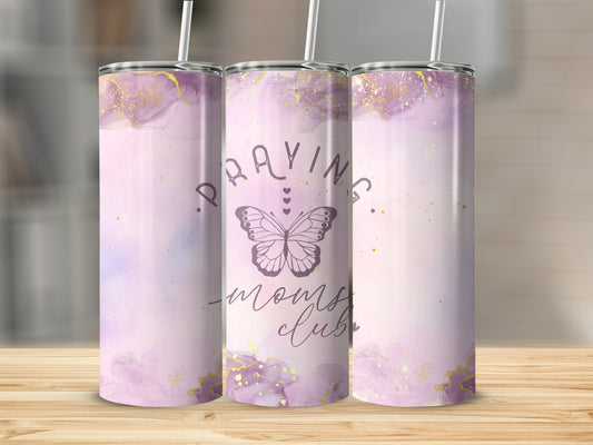 Praying Mom's Club Tumbler Transfer