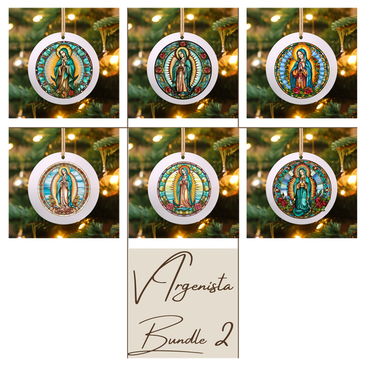 Virgensita Bundle 2 UV DTF Ornament Decal