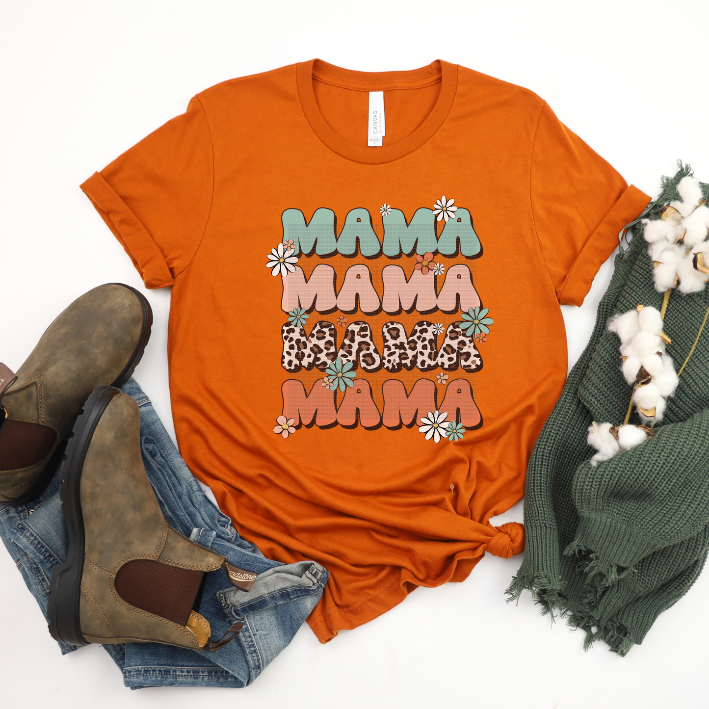 Mama fall colors HTV