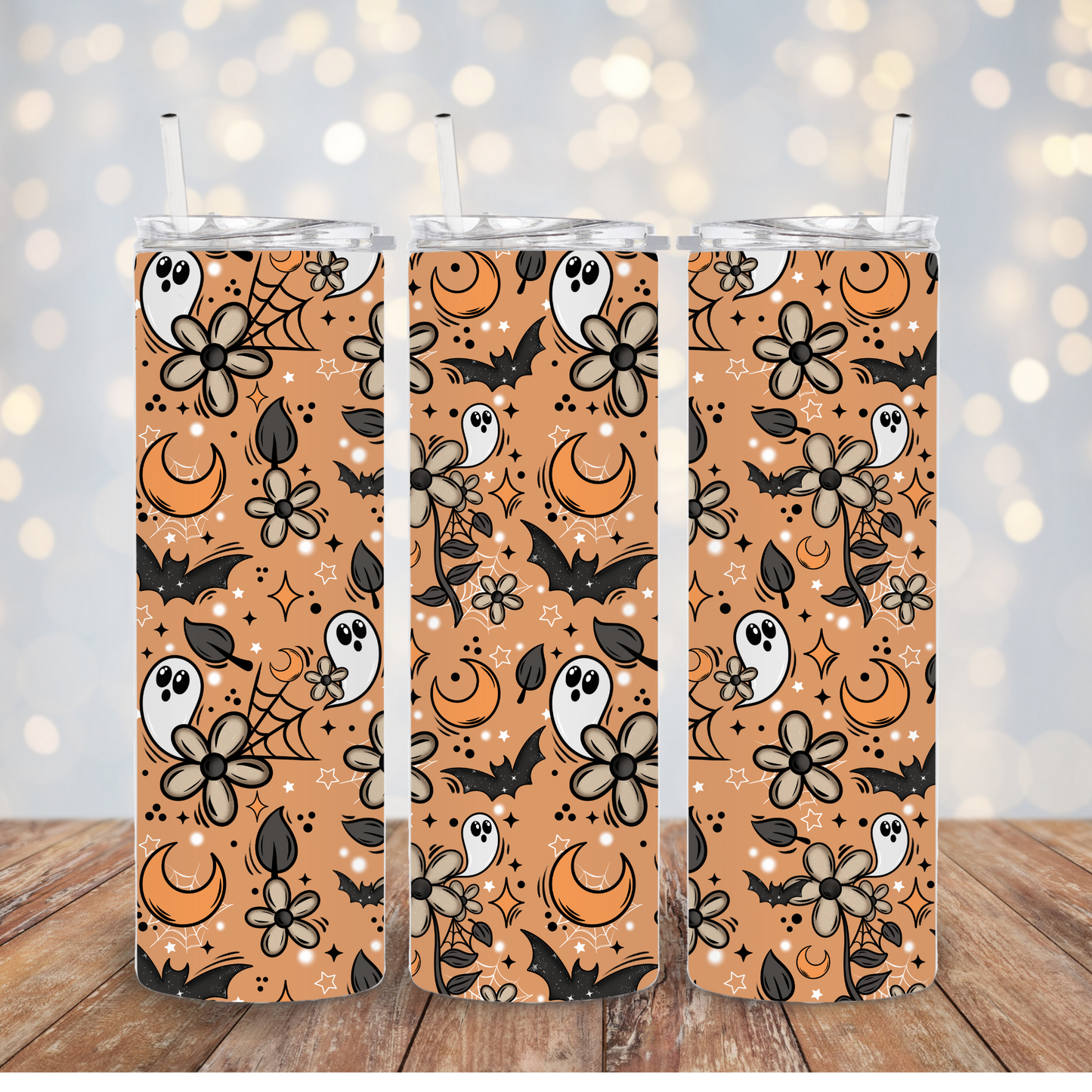 Spooky Floral orange