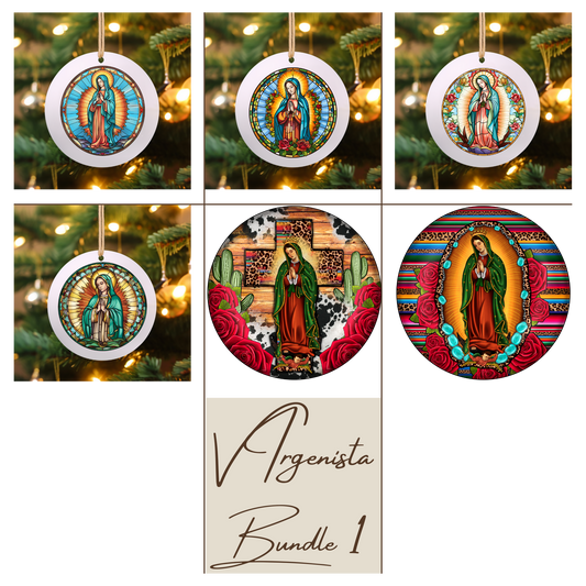 Virgensita Bundle 1 UV DTF Ornament Decal