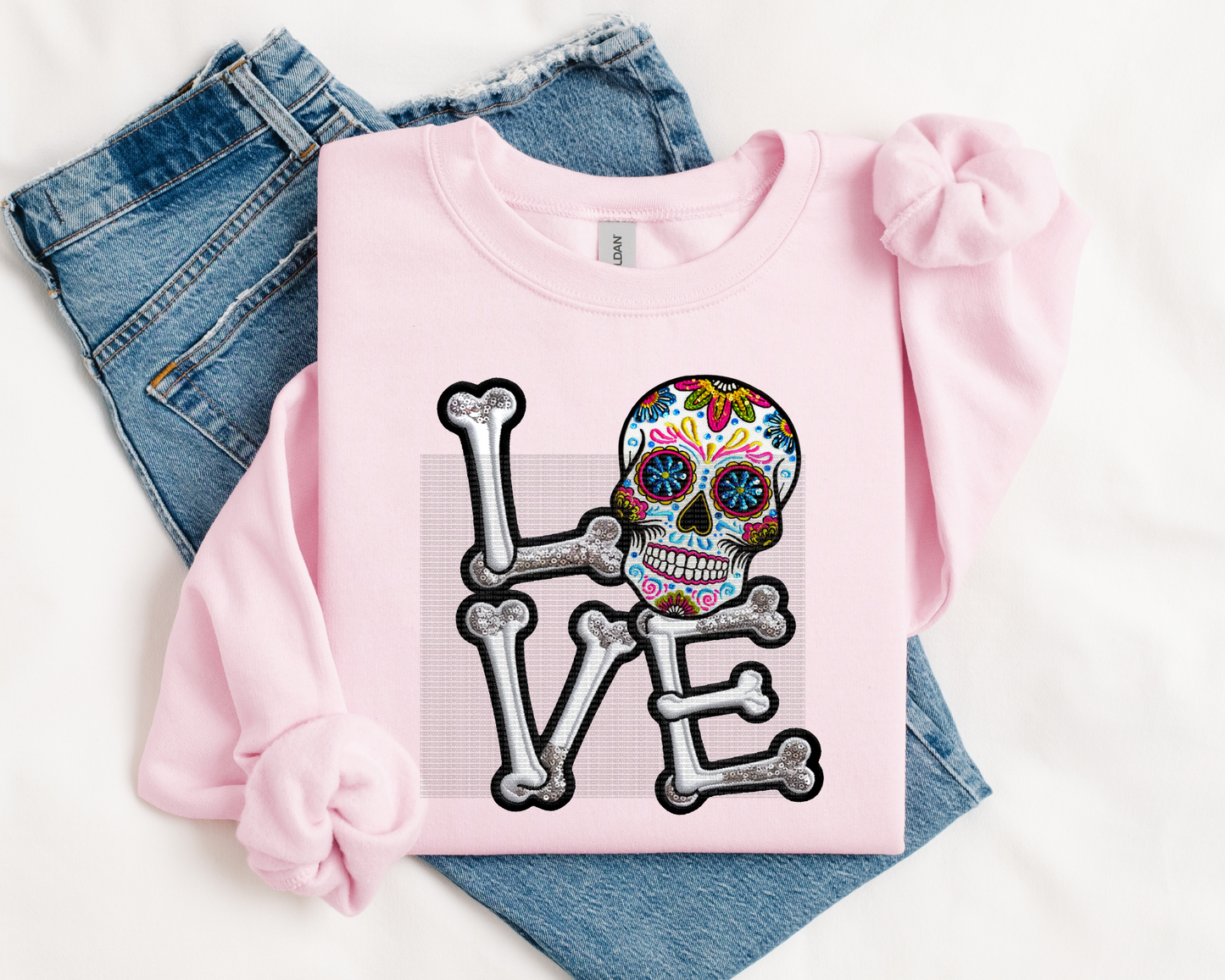 Love sugar skull HTV