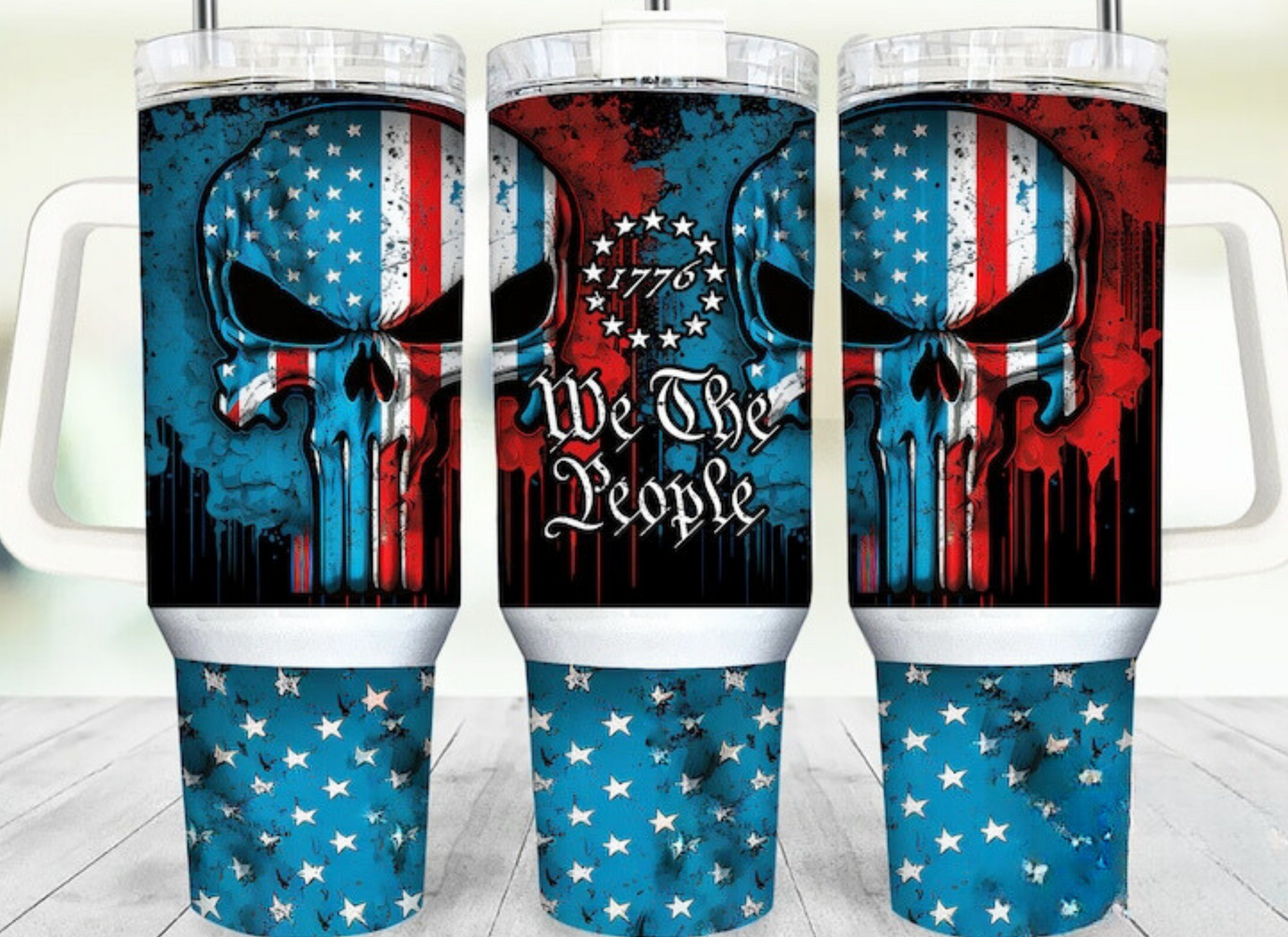 We The People 40oz Quencher Sublimation Transfer