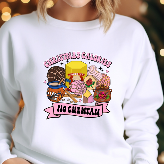 Christmas calories no cuentan pink
