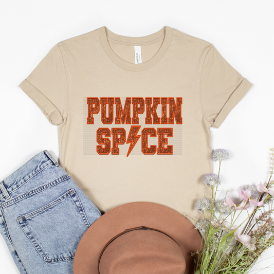 Pumpkin Spice faux sequin  HTV