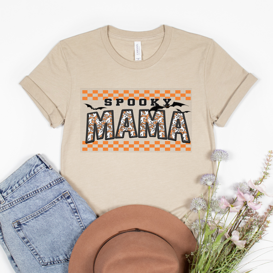 Spooky Mama faux embroidery  HTV