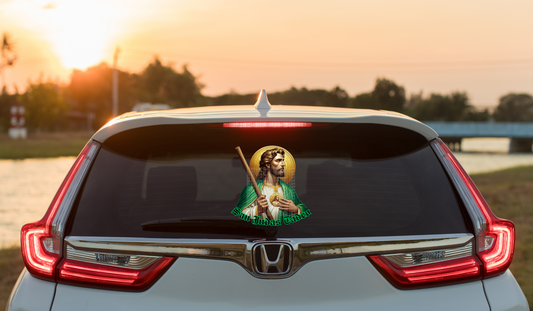 San Judas Car Decal