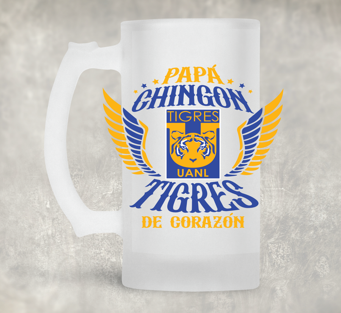 Papa Mas Chingon Soccer edition  UV DTF Decal