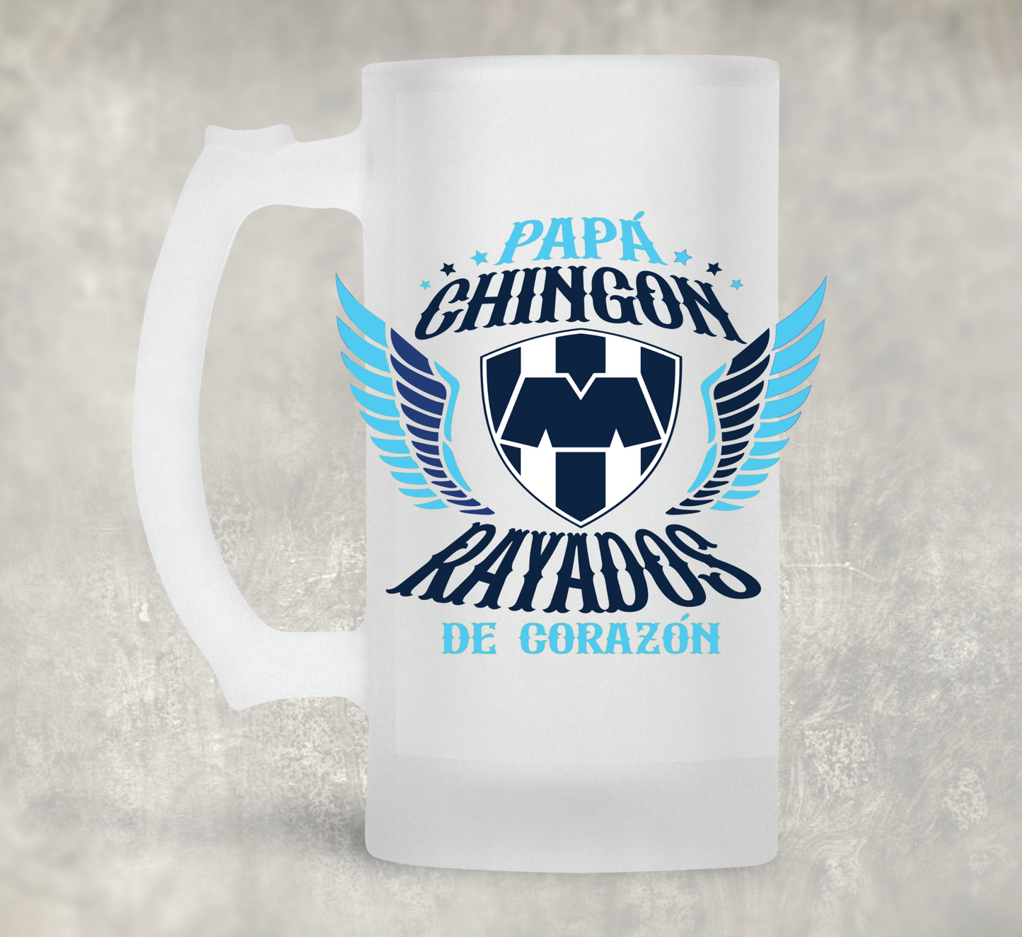 Papa Mas Chingon Soccer edition  UV DTF Decal