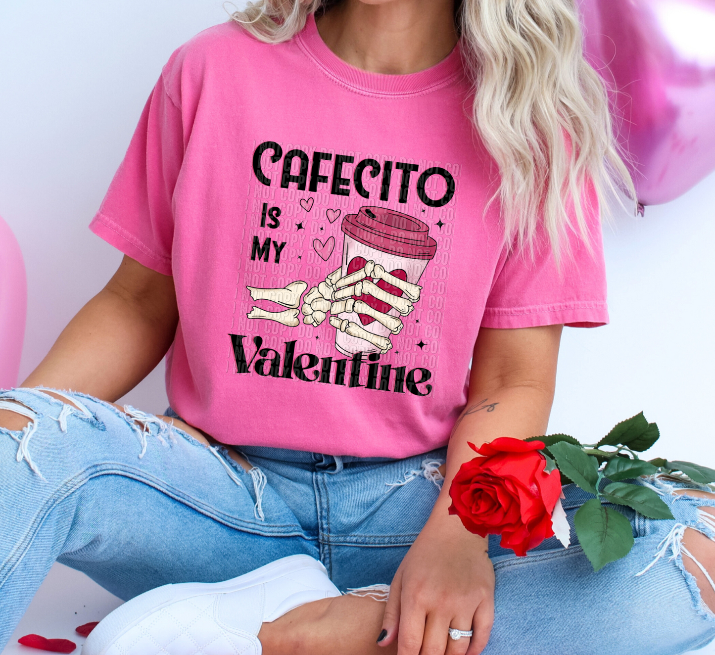 Cafecito Is my Valentine HTV