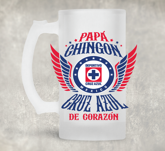 Papa Mas Chingon Soccer edition  UV DTF Decal