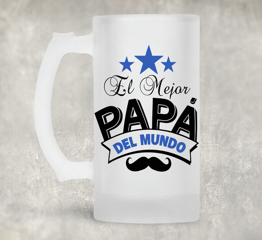 El Mejor papa del mundo UV DTF Decal