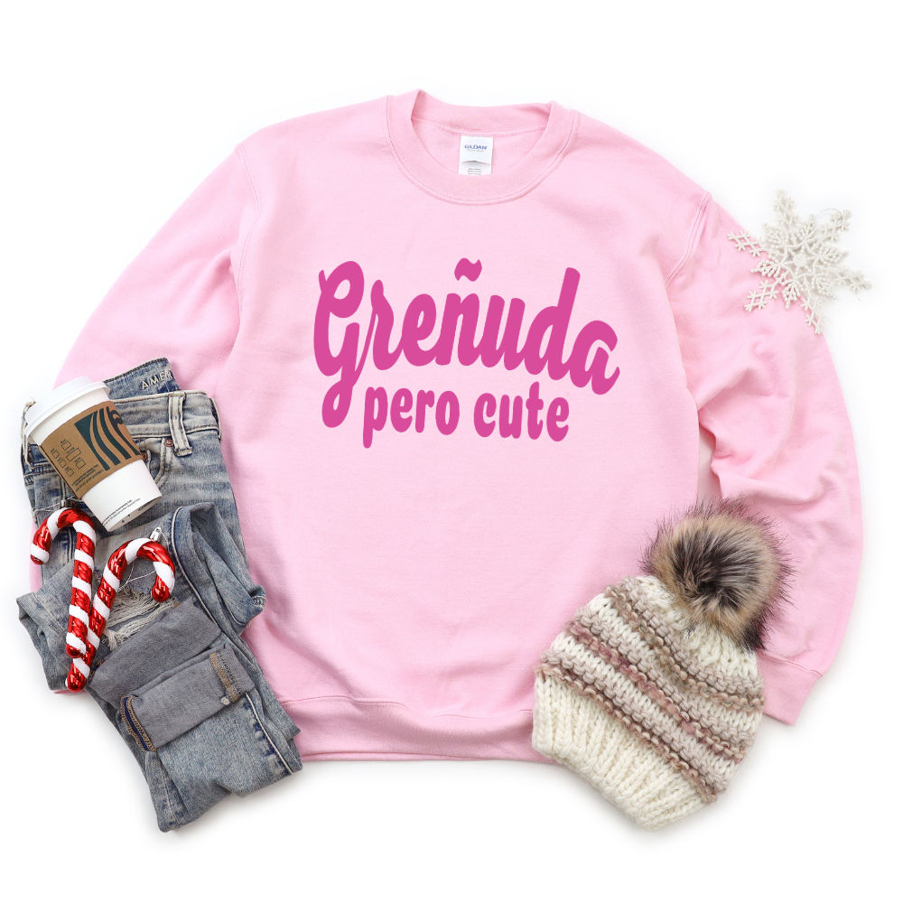 Greñuda pero cute hot pink