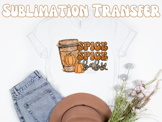 Spice Spice Baby Sublimation Transfer