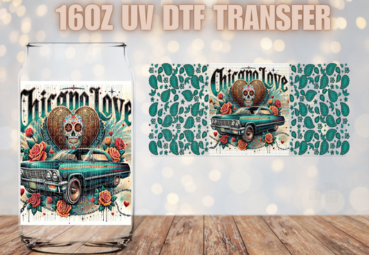 Chicano Love car UV DTF