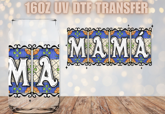 Mama talavera Tiles UV DTF