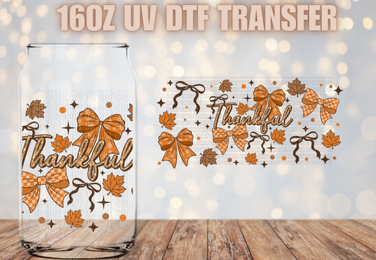 Thankful Bows UV DTF