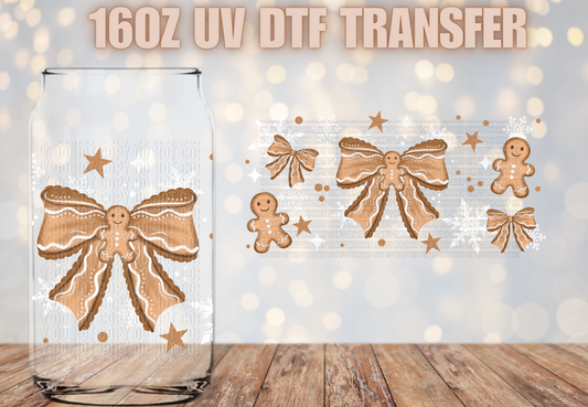 Coquette gingerbread UV DTF