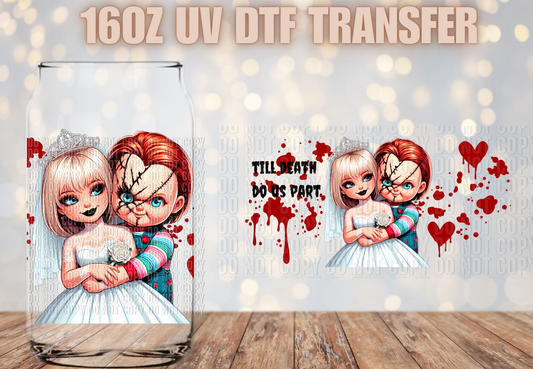 Cute Horror Couple UV DTF Wrap