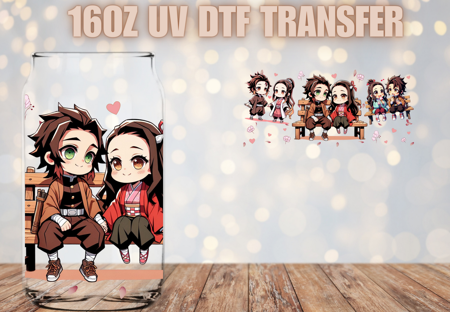 Anime Love UV DTF Wrap