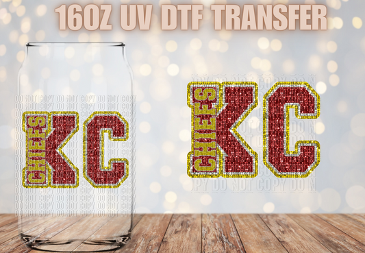 KC Faux sequin UV DTF Decal