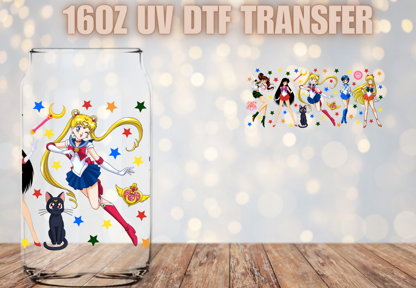 Galaxy Girls UV DTF Wrap