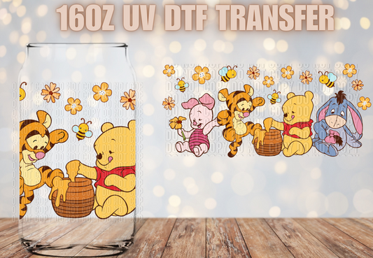 Honey Bear UV DTF Wrap