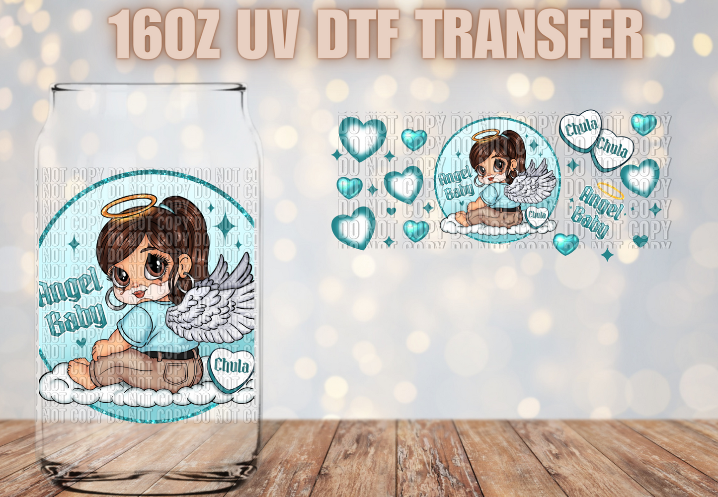 Angel Baby  UV DTF Wrap