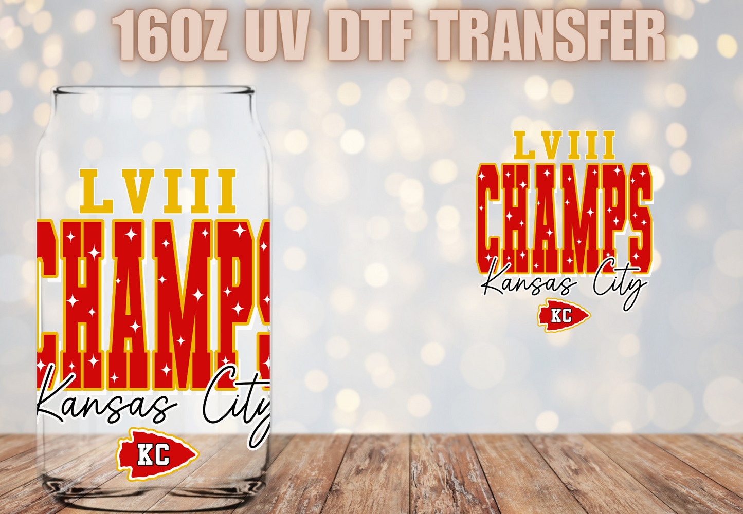LVII Champs UV DTF Wrap
