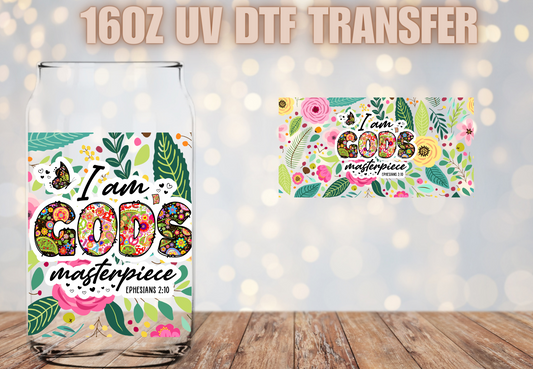 God's Masterpiece UV DTF Wrap
