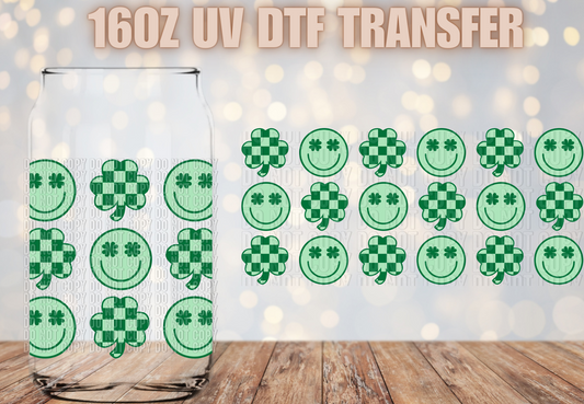 Clover Smilies UV DTF Wrap