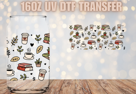 Plant book lover  UV DTF Wrap
