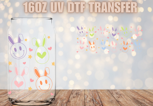 Hoppy Faces  UV DTF Wrap
