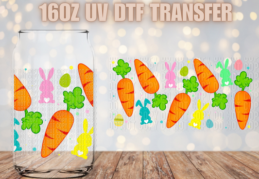 Easter Carrots UV DTF Wrap
